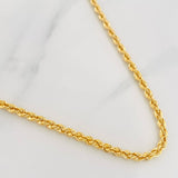 Cadena Lazo 7.5g / 65cm / 2.94mm Oro Amarillo 18K