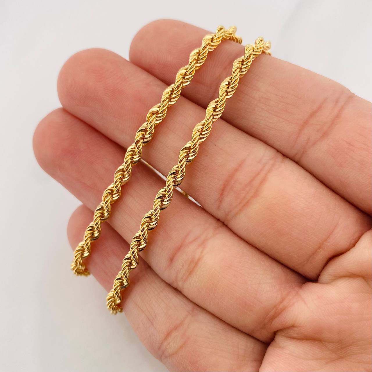 Cadena Lazo 7.5g / 65cm / 2.94mm Oro Amarillo 18K