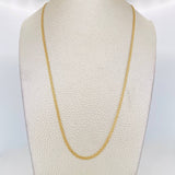 Cadena China 6.9g / 60cm / 2.84mm Oro Amarillo 18K