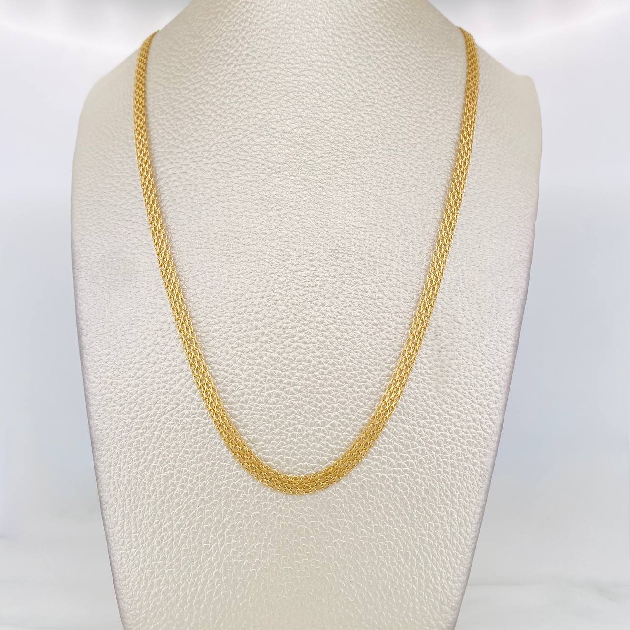 Cadena China 7.1g / 50cm / 4.25mm Oro Amarillo 18K