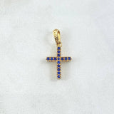 Dije Cruz Tupida 1.3gr / 2.4cm / Oro 18K *