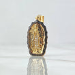 Dije Virgen Guadalupe 5.25gr / 3.6cm / Circones Blancos Negros Oro Amarillo 18K *