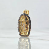Dije Virgen Guadalupe 5.25gr / 3.6cm / Circones Blancos Negros Oro Amarillo 18K *