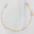 Pulso Modulable Denario Virgen Milagrosa 1.75g / 18cm - 16cm / 2mm Oro Amarillo 18K