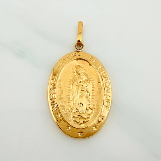 Dije Virgen De Guadalupe 3.2 g / 4.3 cm Oro Amarillo 18K