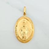 Dije Virgen Milagrosa 3.2 g / 4 cm Oro Amarillo 18K