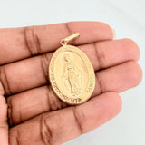 Dije Virgen Milagrosa 3.2 g / 4 cm Oro Amarillo 18K