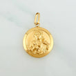 Dije Sagrado Corazon Virgen del Carmen 2.25 g / 3 cm Oro Amarillo 18K