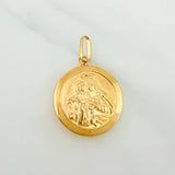 Dije Sagrado Corazon Virgen del Carmen 2.25 g / 3 cm Oro Amarillo 18K