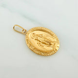 Dije Virgen Milagrosa 1.8 g / 3 cm Oro Amarillo 18K