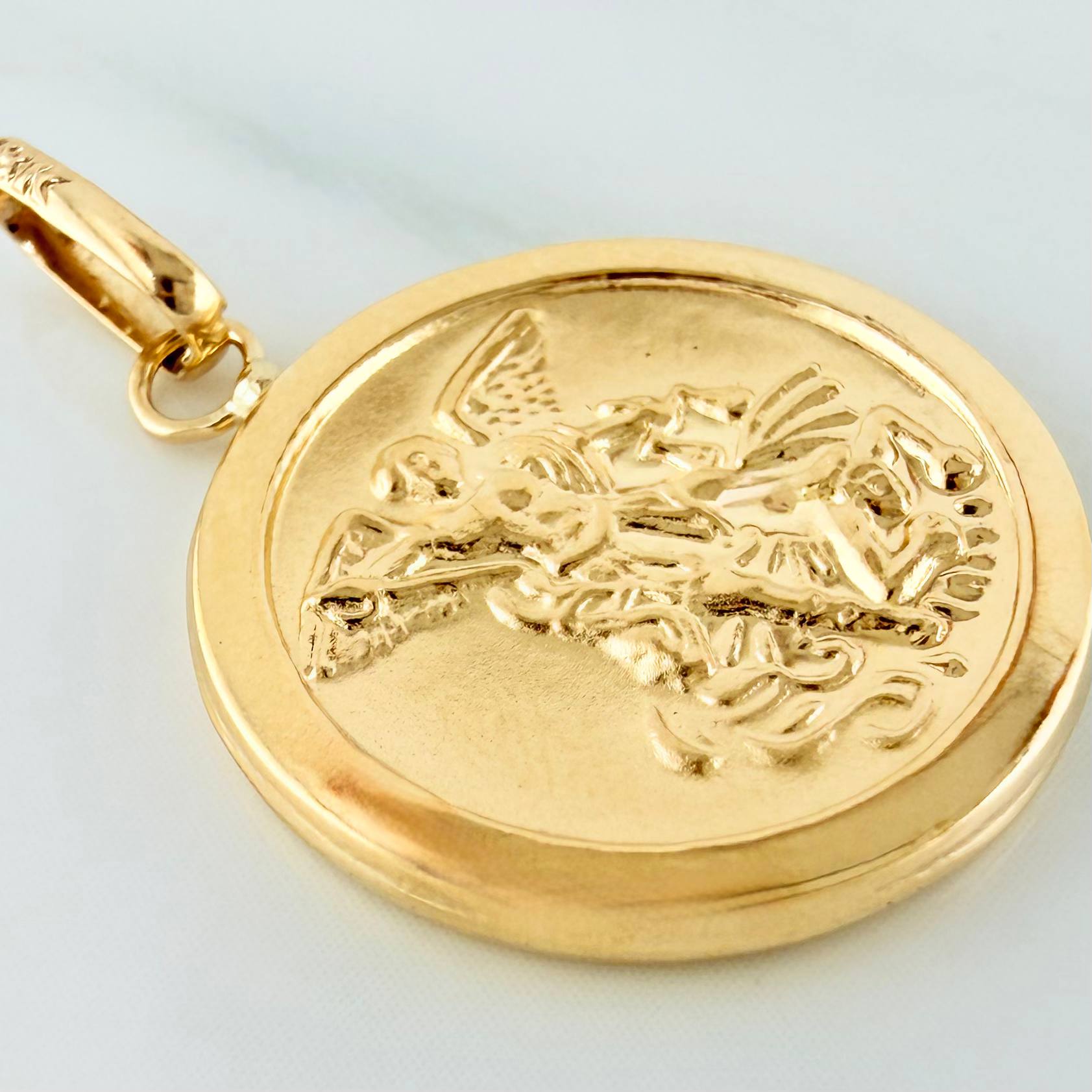 Dije San Migel Arcangel 1.4 g / 2.5 cm Oro Amarillo 18K