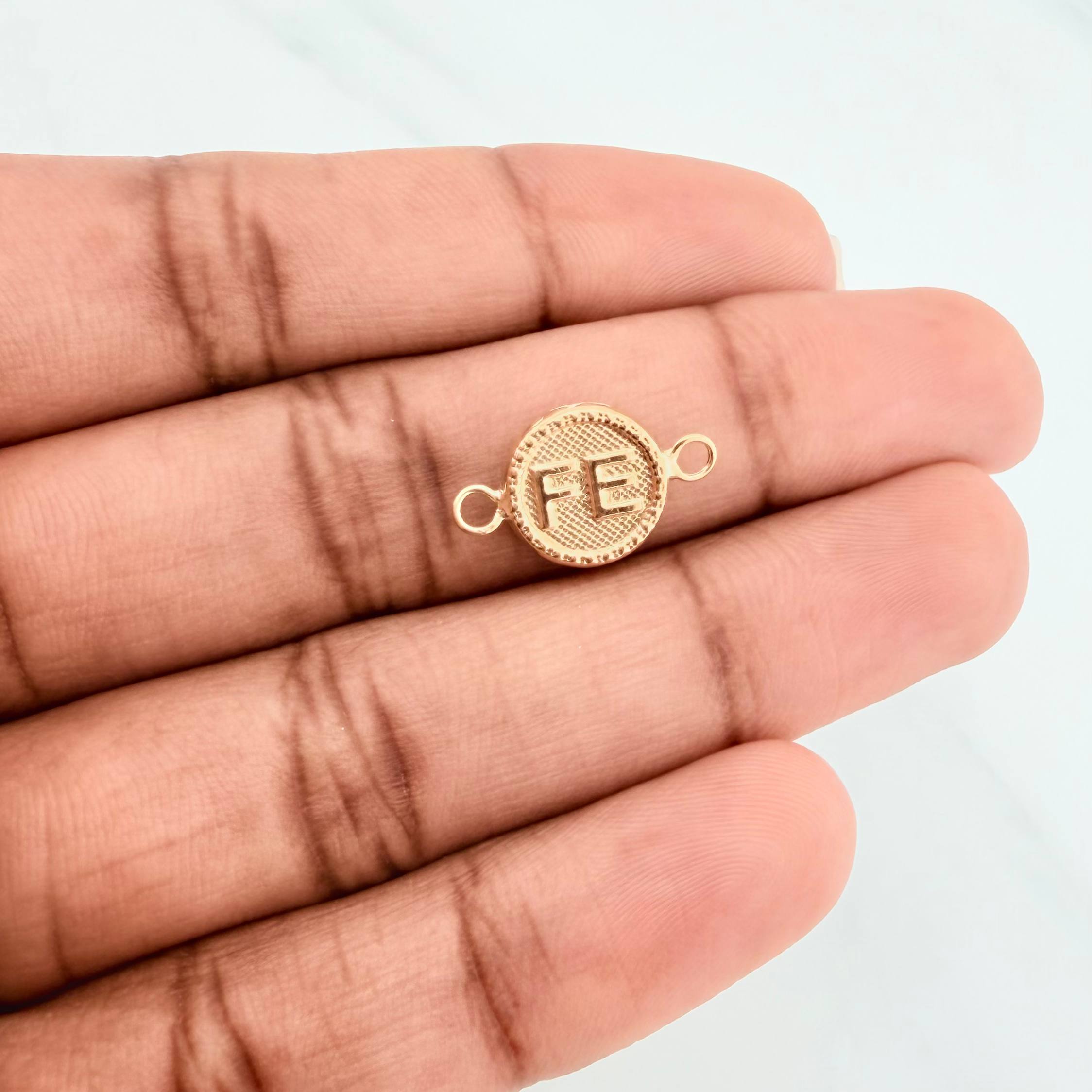 Herraje Fe 0.55 g / 1.5 cm Oro Amarillo 18K