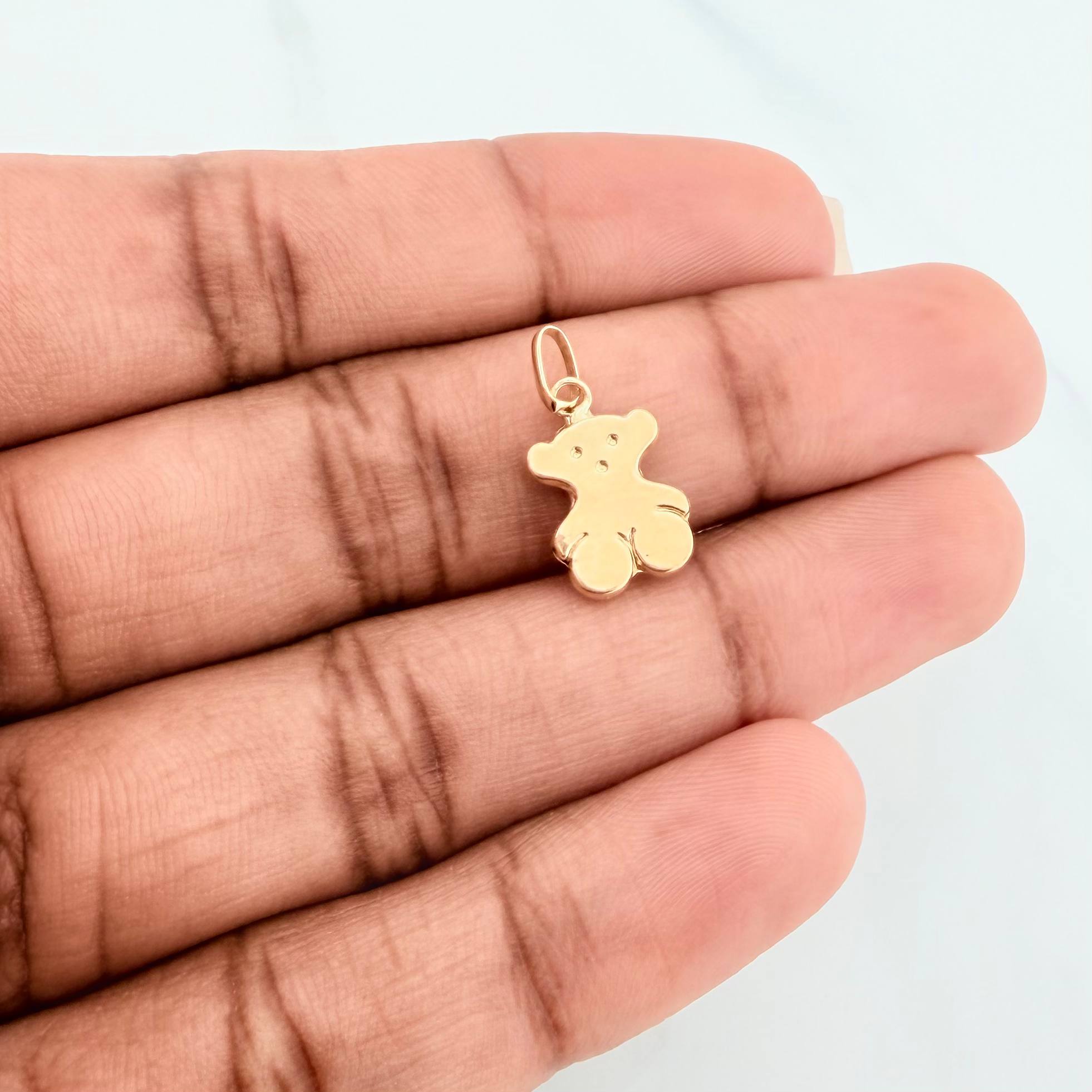 Dije Oso Ts 0.6 g / 2 cm Oro Amarillo 18K