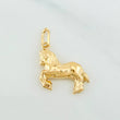 Dije Caballo 0.9 g / 2.5 cm Oro Amarillo 18K