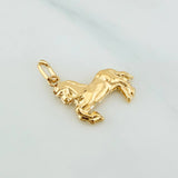 Dije Caballo 0.9 g / 2.5 cm Oro Amarillo 18K