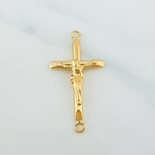 Herraje Cruz Cristo 0.85 g / 3 cm Oro Amarillo 18K