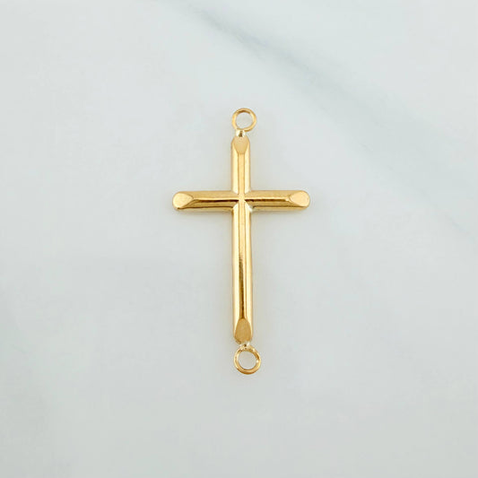 Herraje Cruz 0.85 g / 3 cm Oro Amarillo 18K