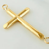 Herraje Cruz 0.85 g / 3 cm Oro Amarillo 18K