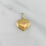 Dije Corazon Soplado 1.15 g / 2.2 cm Oro Amarillo 18K