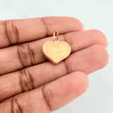 Dije Corazon Soplado 1.15 g / 2.2 cm Oro Amarillo 18K