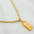 Set Cadena Lazo + Dije One Dolar / 2.85gr / 60.2 cm Oro Amarillo 18K