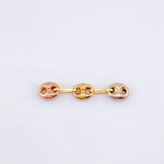 Herraje Retazo Gc 0.25 g / 2 cm Tres Oros 18K