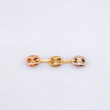Herraje Retazo Gc 0.25 g / 2 cm Tres Oros 18K