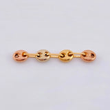 Herraje Retazo Gc 0.4 g / 2.8 cm Tres Oros 18K