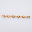 Herraje Retazo GC 6 Eslabones 0.65gr / 4.7cm / 4.2mm Tres Oros 18K