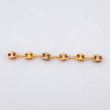 Herraje Retazo GC 6 Eslabones 0.65gr / 4.7cm / 4.2mm Tres Oros 18K