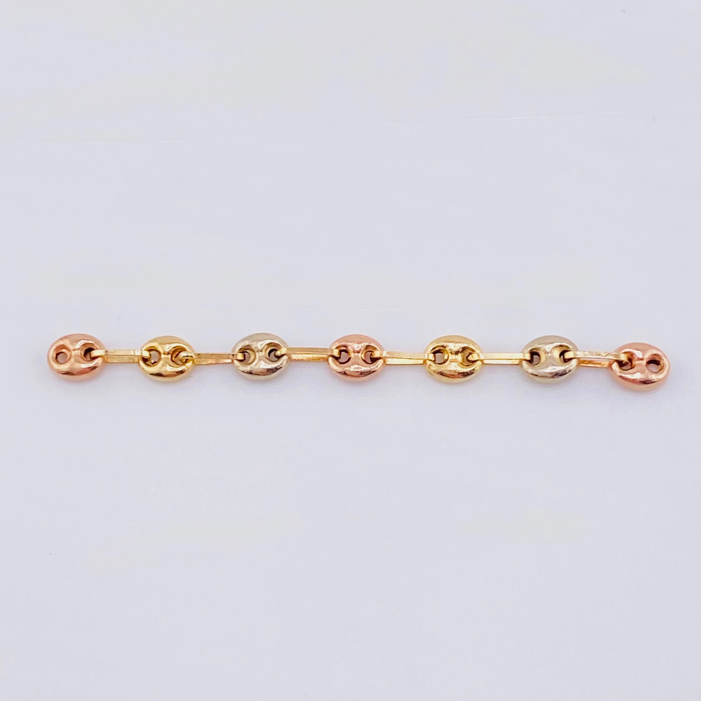 Herraje Retazo Gc 0.6 g / 5 cm Tres Oros 18K