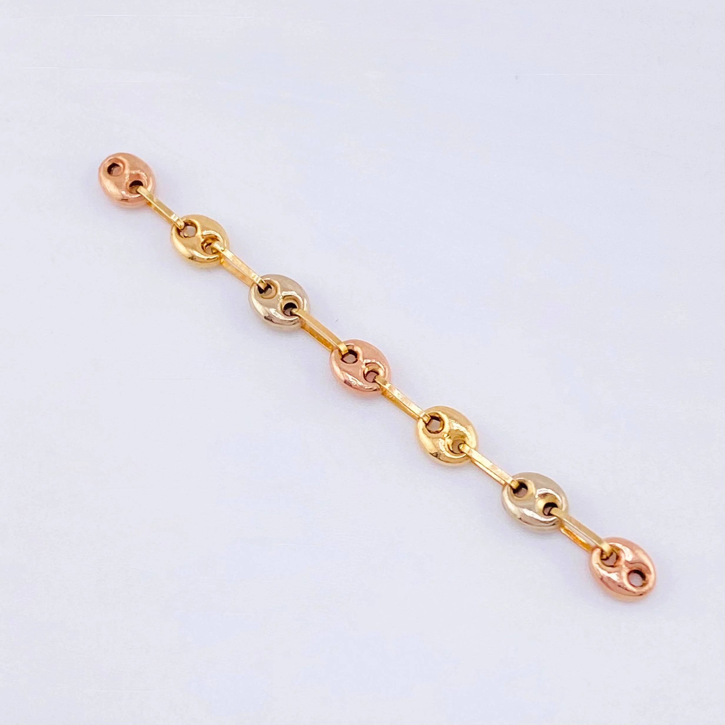 Herraje Retazo Gc 0.6 g / 5 cm Tres Oros 18K