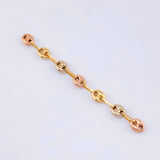 Herraje Retazo GC 7 Eslabones 0.65gr / 5cm / 4.2mm Tres Oros 18K