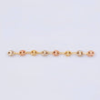 Herraje Retazo GC 8 Eslabones 0.85gr / 6.4cm / 4.2mm Tres Oros 18K