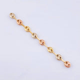 Herraje Retazo GC 8 Eslabones 0.85gr / 6.4cm / 4.2mm Tres Oros 18K