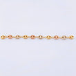 Herraje Retazo GC 10 Eslabones 1.1gr / 7.9cm / 4.2mm Tres Oros 18K