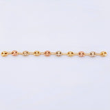 Herraje Retazo GC 10 Eslabones 1.1gr / 7.9cm / 4.2mm Tres Oros 18K
