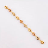 Herraje Retazo GC 10 Eslabones 1.1gr / 7.9cm / 4.2mm Tres Oros 18K