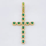 Dije Cruz Ovalo 9.65gr / 7cm / Oro Amarillo 18K