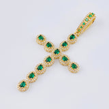 Dije Cruz Ovalo 9.65gr / 7cm / Oro Amarillo 18K