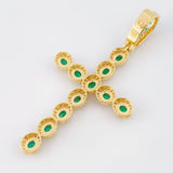 Dije Cruz Ovalo 9.65gr / 7cm / Oro Amarillo 18K