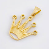 Dije Corona Silueta 5.4gr / 3.3cm / Oro Amarillo 18K