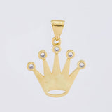 Dije Corona Silueta 5.4gr / 3.3cm / Oro Amarillo 18K