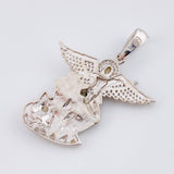 Dije San Miguel Arcangel 13.05gr / 4.5cm / Oro Blanco 18K ©