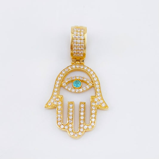 Dije Mano Hamsa 5.05gr / 4cm / Oro Amarillo 18K