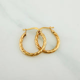 Candongas Mary 1.9 g / 2 cm Oro Amarillo 18K