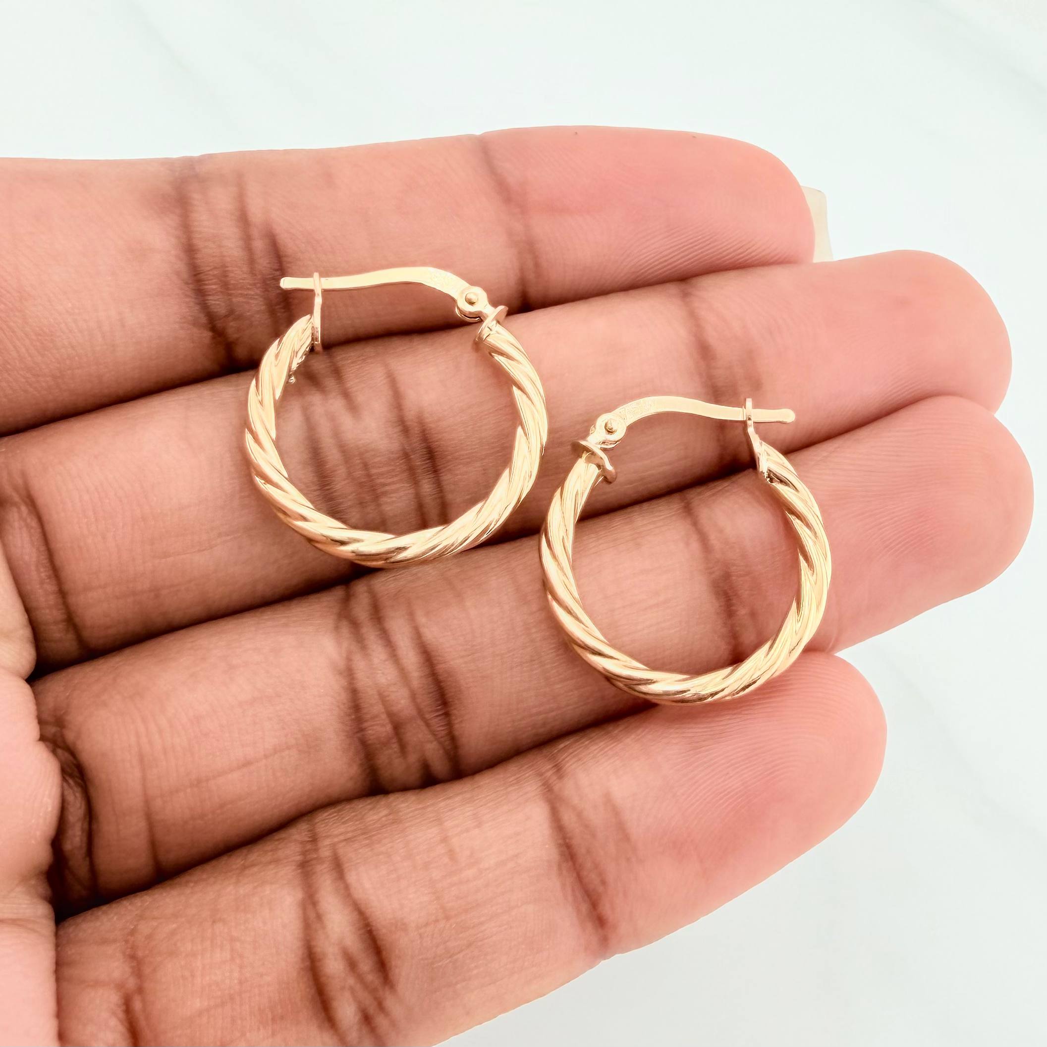 Candongas Mary 1.9 g / 2 cm Oro Amarillo 18K