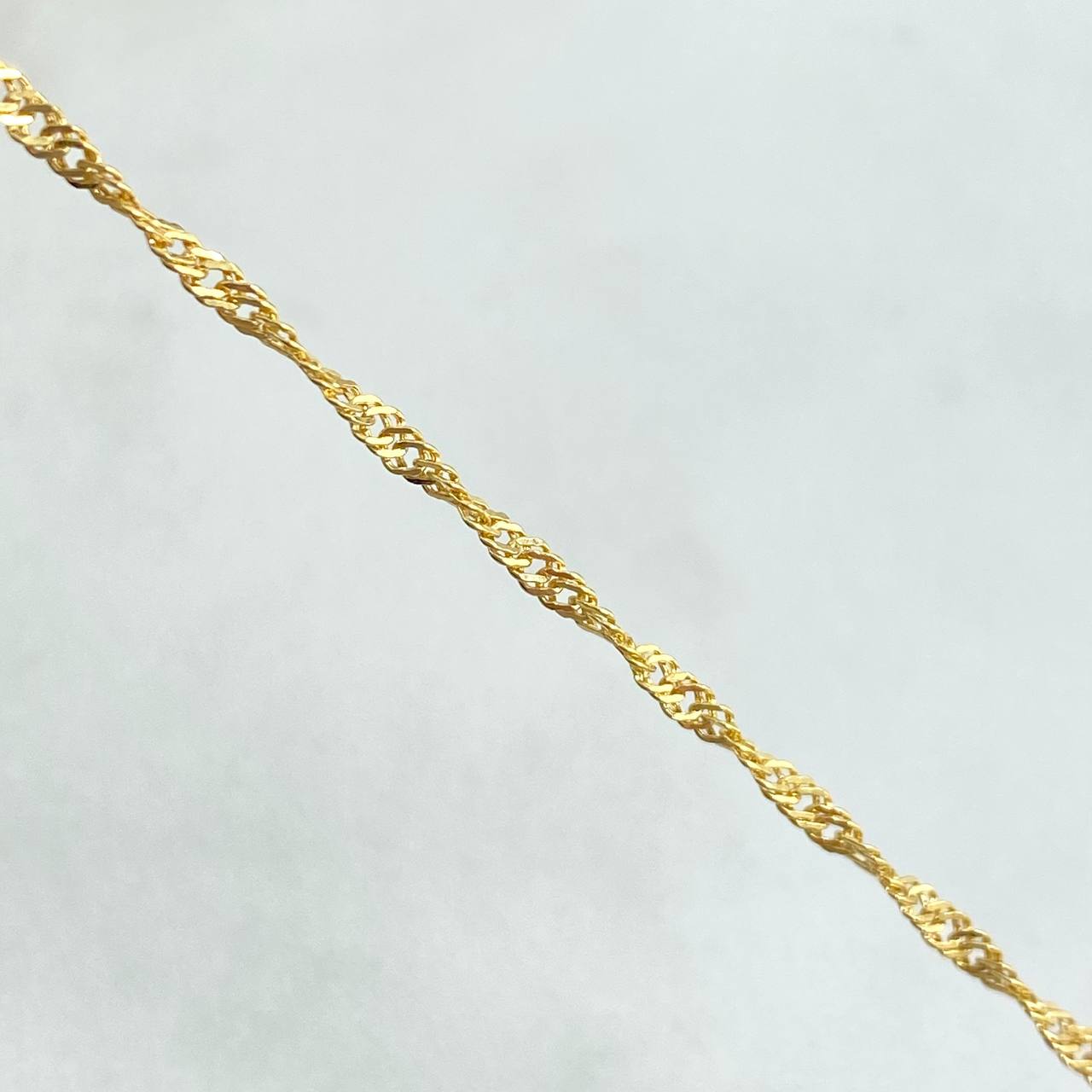 Cadena Singapur 1.55gr / 50cm / 1.1mm Oro Amarillo +3 18K ©
