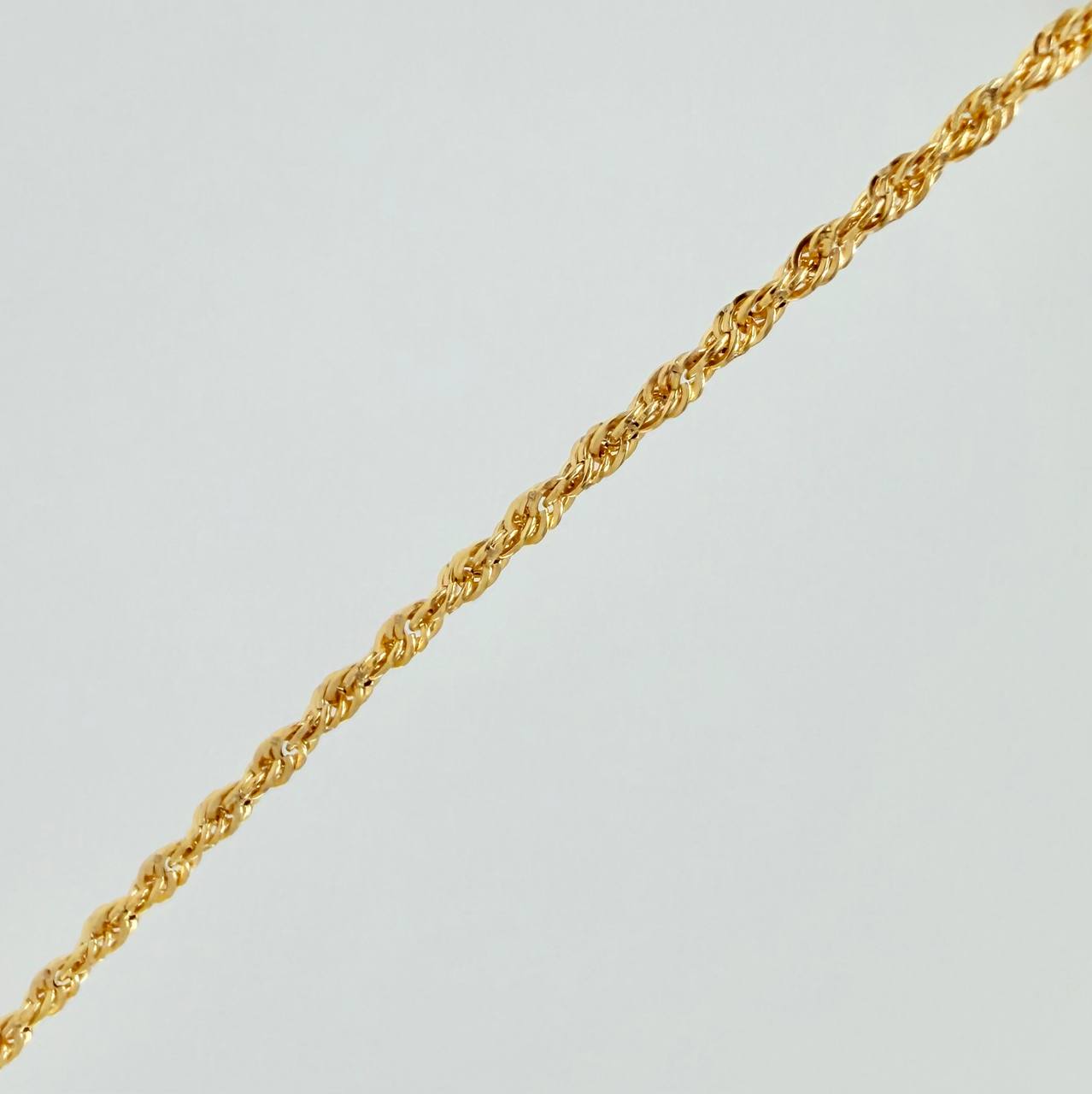 Set Cadena y Dije Lazo + Cruz 1.2gr / 50.1cm / 1.12mm Oro Amarillo 18K (Oferta) $