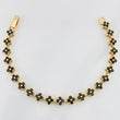 Pulso Flores 11.25g / 17.6cm / 6mm Oro Amarillo 18K